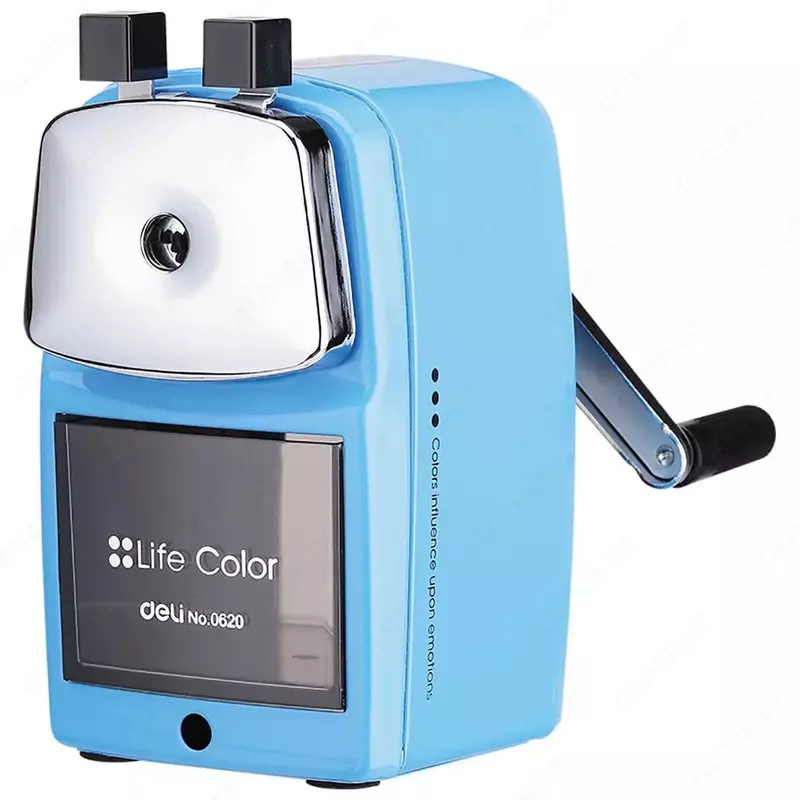 Механическая точилка для карандашей Deli "Life Color" настольная (Арт. - 0620) Ассорти