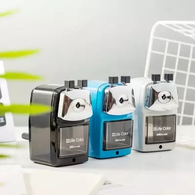 Механическая точилка для карандашей Deli "Life Color" настольная (Арт. - 0620) Ассорти