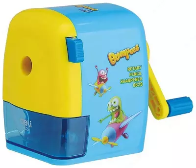 Механическая точилка для карандашей "Deli Bumpees" настольная (Арт. - 0629) Ассорти