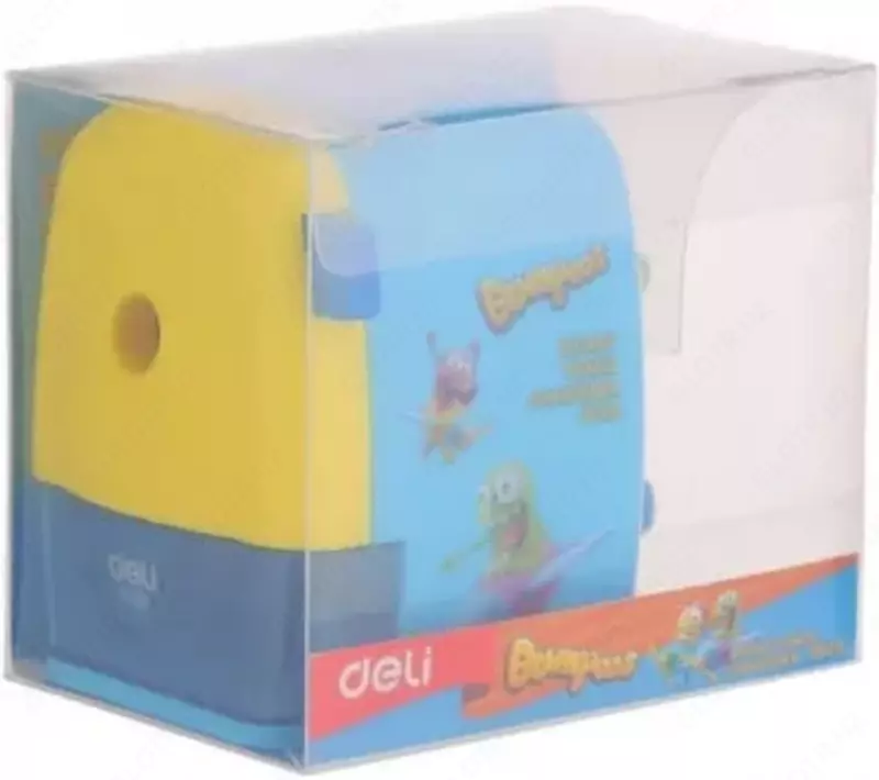 Механическая точилка для карандашей "Deli Bumpees" настольная (Арт. - 0629) Ассорти