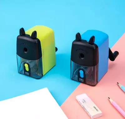 Механическая точилка для карандашей "Deli Gorgeous" настольная (Арт. - 0635) Ассорти