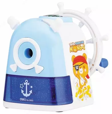 Mexanik qalam o'tkirlagich Deli "Helm" ish stoli (Art. - 0665) Turli xil