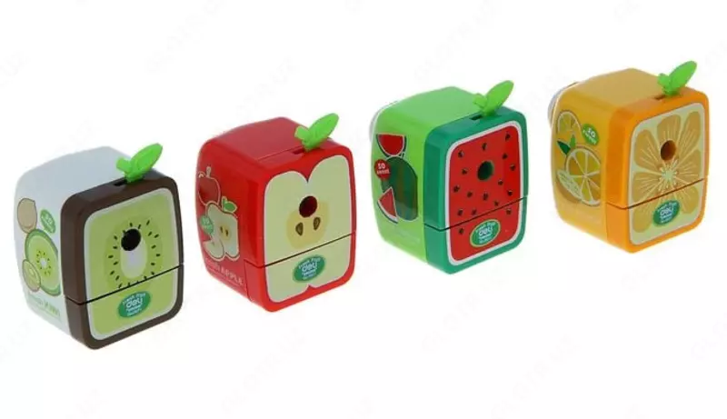 Механическая точилка для карандашей Deli "Фрукты" настольная (Арт. - 0671) Ассорти