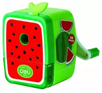 Механическая точилка для карандашей Deli "Фрукты" настольная (Арт. - 0671) Ассорти - 35 000 сум