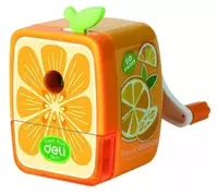 Механическая точилка для карандашей Deli "Фрукты" настольная (Арт. - 0671) Ассорти Только в розницу