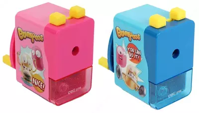 Механическая точилка для карандашей "Deli Bumpees" настольная (Арт. - 0739) Ассорти