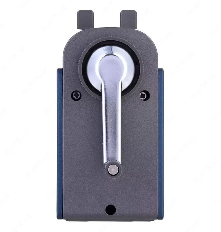 Механическая точилка для карандашей Deli "Mokka" настольная (Арт. - 10230ER) Синяя/серая