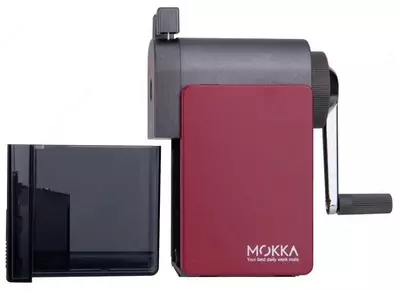 Механическая точилка для карандашей Deli "Mokka" настольная (Арт. - 10240ER) Красная/серая