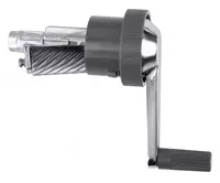 Механическая точилка для карандашей Deli "Mokka" настольная (Арт. - 10240ER) Красная/серая Только в розницу