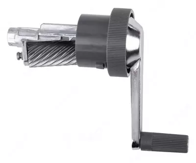 Механическая точилка для карандашей Deli "Mokka" настольная (Арт. - 10240ER) Красная/серая