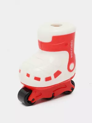 Пластиковая точилка-коньки для карандашей Deli "Magic Wings" ручная с контейнером (Арт. - 01401-ER)