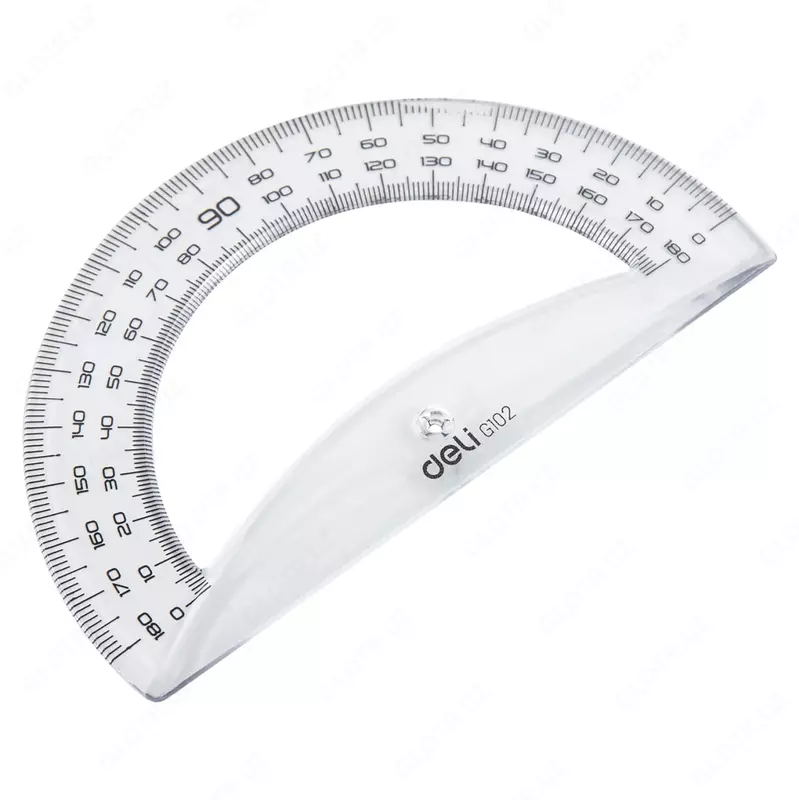 Plastmassa o'tkazgich Deli "Pioner" 12 sm, 180 gr. (Art. - 10212EG) Shaffof