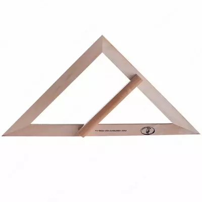 Деревянный треугольник для классной доски "Можга" 45 гр. (Арт. - С370)