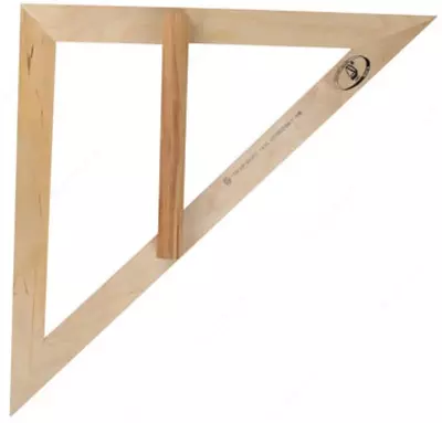 Деревянный треугольник для классной доски "Можга" 45 гр. (Арт. - С370)