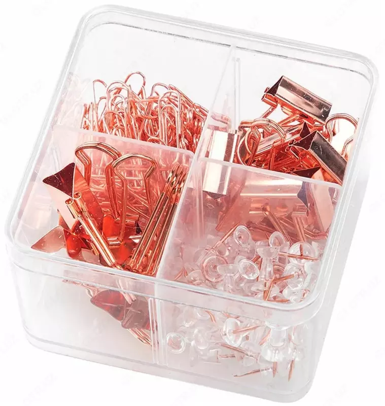 Universal kichik ofis kantselyariya to'plami "Deli" (Art. - 78551) Oltin