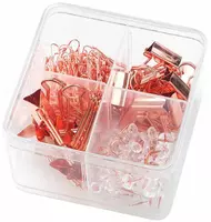 Universal kichik ofis kantselyariya to'plami "Deli" (Art. - 78551) Oltin