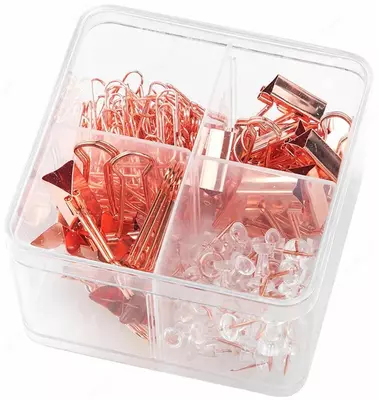 Universal kichik ofis kantselyariya to'plami "Deli" (Art. - 78551) Oltin