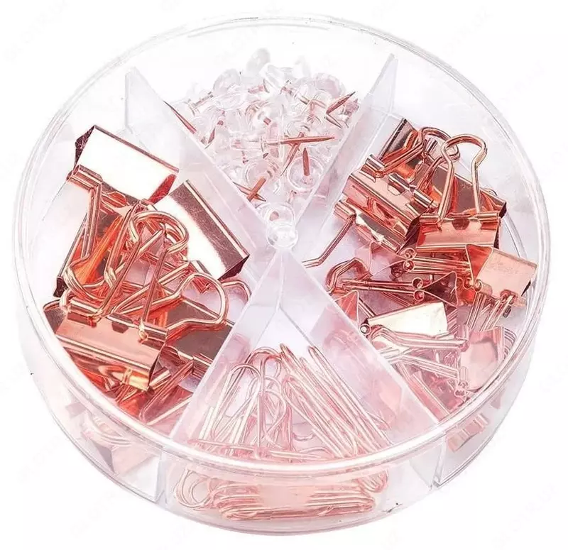 Universal kichik ofis kantselyariya to'plami "Deli" (Art. - 78553) Oltin