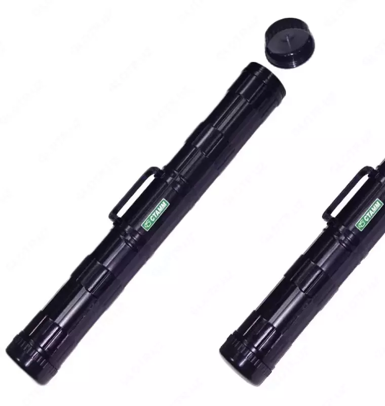 Тубус с ручкой для чертежей А1 "Стамм" (Арт. - ПТ21) Черный