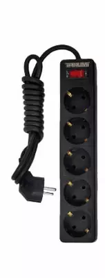 Электрический удлинитель 5 розеток, с выключателем УЭ-1,8 (Длина 1.8 м)