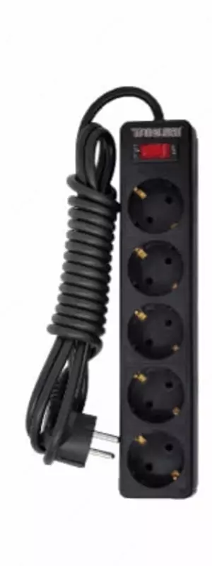 Электрический удлинитель 5 розеток, с выключателем УЭ-3 (Длина 3 м)
