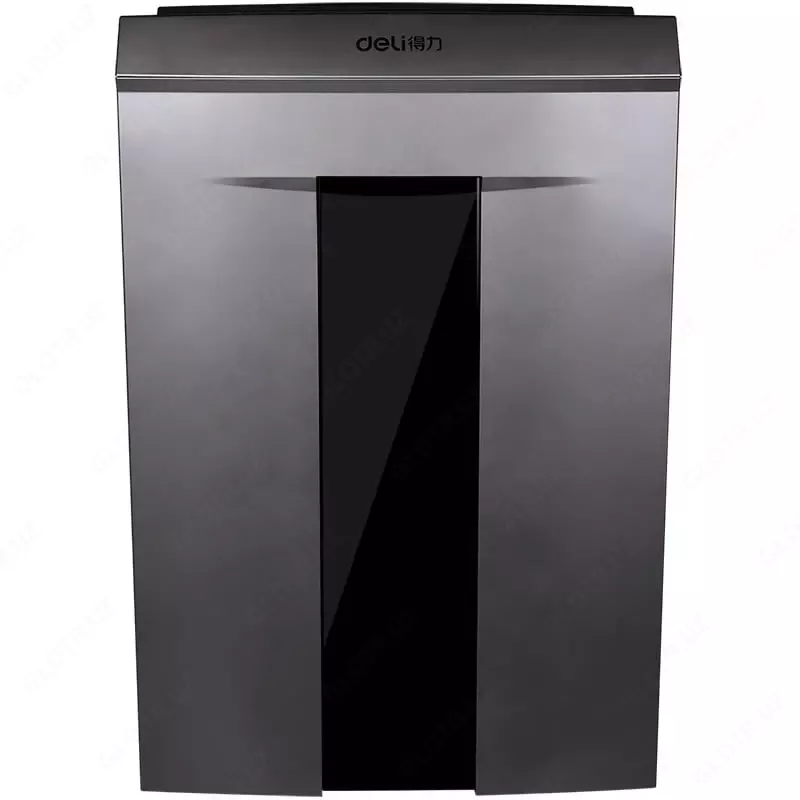 Qog'oz maydalagich "Deli" 10 varaq (9905-modda) Qora/kulrang