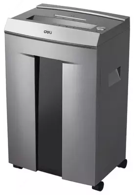 Уничтожитель бумаг "Deli" 16 листов (Арт. - 9906) Черный/серый