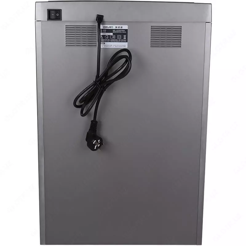 Qog'oz maydalagich "Deli" 16 varaq (Art. № 9906) Qora/kulrang