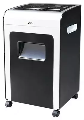Уничтожитель бумаг "Deli" 16 листов (Арт. - 9917) Черный/серый