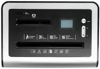 Уничтожитель бумаг "Deli" 16 листов (Арт. - 9917) Черный/серый - 4 300 000 сум