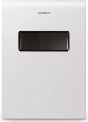 Уничтожитель бумаг "Deli" 6 листов (Арт. - 9921) Белый/черный