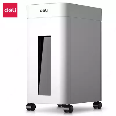 Уничтожитель бумаг "Deli" 8 листов (Арт. - 9924) Белый/Черный