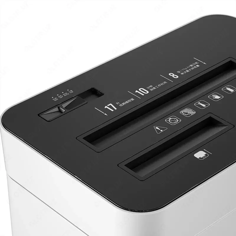 Shredder "Deli" 8 varaq (Art. - 9924) Oq/Qora