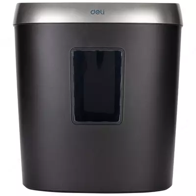 Уничтожитель бумаг "Deli Smart" 5 листов (Арт. - 9929) Серебристый/черный