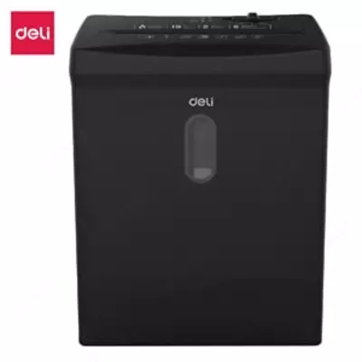 Уничтожитель бумаг "Deli" 6 листов (Арт. - 9949) Черный