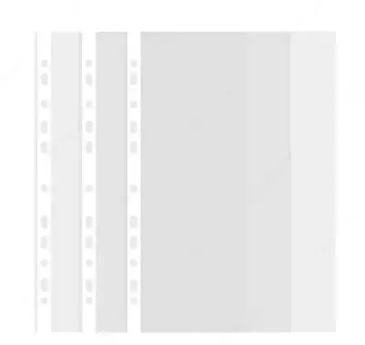 Qadoqlash teshilgan fayllar 0,060 mm "Deli" A4, 100 dona (Art.- 20202EF)