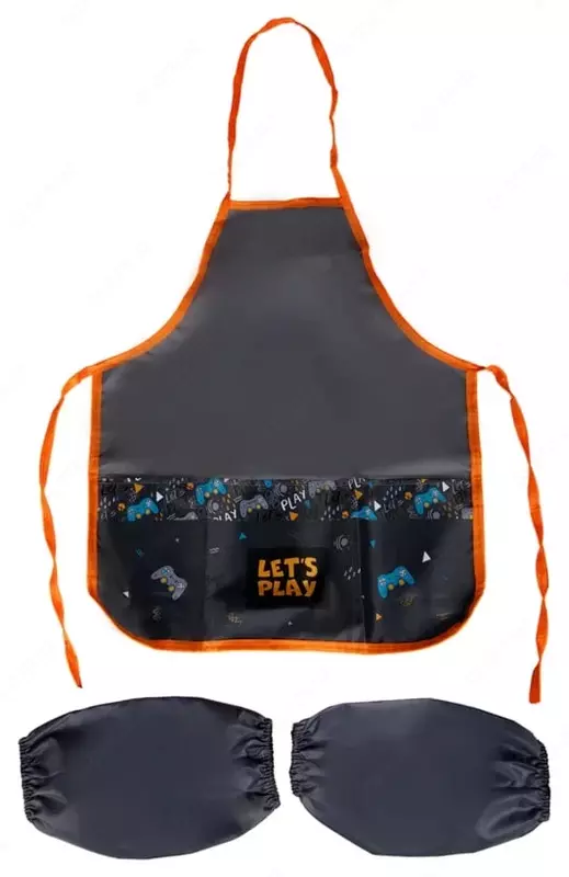 ArtSpace "Play" yengli bolalar fartugi 3 ta cho'ntak (Art. - FM_280827) Qora