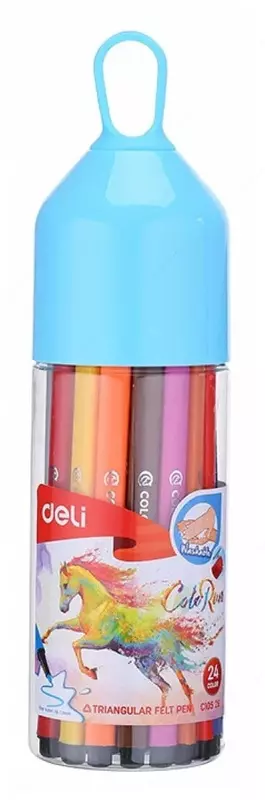 Markerlar Deli "ColoRun" 24 to'plam. (m.- 10506-WC)