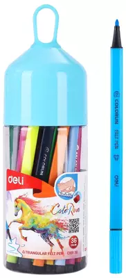 Markerlar Deli "ColoRun" 36 to