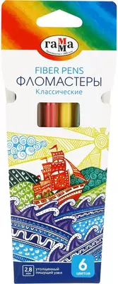 Kigiz qalamlar Gamma "Klassik" 6 tsv. (Art.- 180319_09) Italiya