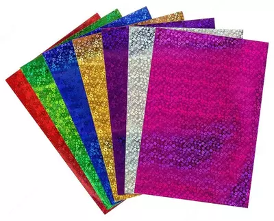 Цветная фактурная фольга "Мульти-Пульти" 7л/7 цв (Арт. - Фф7А4_11099)