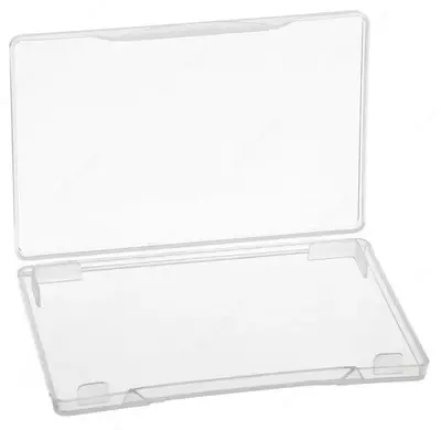 Пластиковая визитница-футляр Стамм "Card Box", 69 х 100 х 10 мм (Арт.-ВТ50) Прозрачная