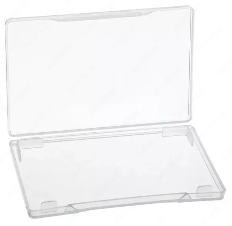 Plastik vizitka qutisi Stamm "Card Box", 69 x 100 x 10 mm (Art.-VT50) Shaffof