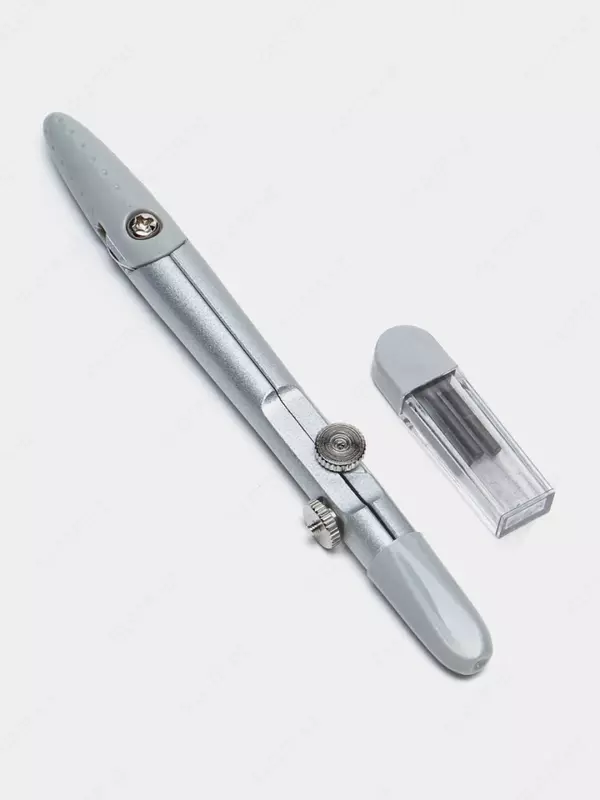 Чертежный циркуль "Deli" блистер с запасными грифелями (Арт.-8607) Ассорти