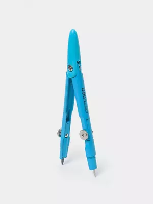 Чертежный циркуль "Deli" блистер с запасными грифелями (Арт.-8607) Ассорти