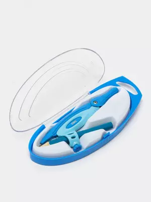 Чертежный циркуль "Deli Pioneer" пластиковая туба с карандашом (Арт.-20102-EG) Ассорти - 12 000 сум / комплект