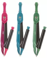 Чертежный циркуль "Deli Orbit" туба с запасными грифелями (Арт.- 20302-EG) Ассорти