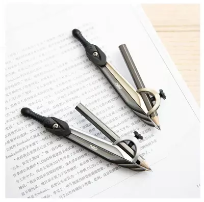 Чертежный циркуль "Deli Orbit" пластиковая туба с карандашом (Арт.-20402-EG) Ассорти