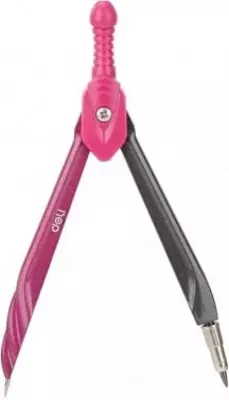 Чертежный циркуль "Deli Orbit" пластиковая туба с карандашными грифелями (Арт.-20502-EG) Ассорти