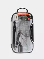 Chizma to'plami "Deli Orbit" 8 dona (Ref.- 30404-EG) Qora/Kumush